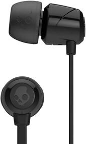 img 1 attached to Наушники Skullcandy Jib In-Ear, легкие, шумоизолирующие с улучшенным басом, стерео звук, соединение с проводом через 3.5 мм джек, черный.