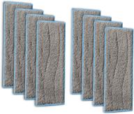 🧼 gazeer 8pcs braava jet m6 washable & reusable wet mopping pads - compatible with braava jet m series - irobot braava jet m6 (6110) логотип