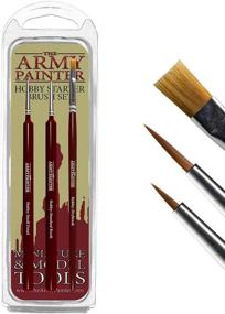 img 4 attached to 🖌️ The Army Painter Hobby Brush Starter Set: Miniature Paint Brushes for Acrylic Painting and Wargame Figures - Set of 3 Durable Hobby Paint Brushes