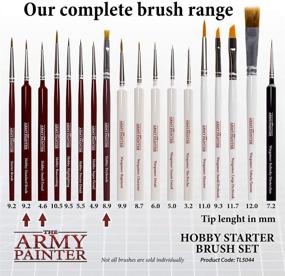 img 1 attached to 🖌️ The Army Painter Hobby Brush Starter Set: Miniature Paint Brushes for Acrylic Painting and Wargame Figures - Set of 3 Durable Hobby Paint Brushes