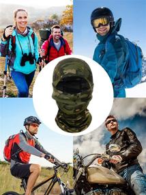 img 1 attached to 🌞 Breathable Sun Protection Face Mask with Long Neck Cover for Men - Ideal for Summer Balaclava Usage