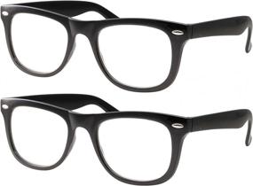 img 4 attached to 🔍 Superior Quality 2-Pack High Magnification Reading Glasses: Strong Power Readers -1.00-6.00