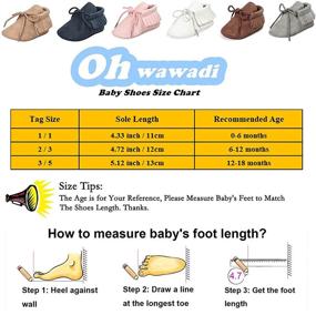 img 2 attached to Premium Soft Sole Tassel Prewalker Moccasin Sneakers for 👟 Baby Boys and Girls - Anti-Slip Shoes for First Walking