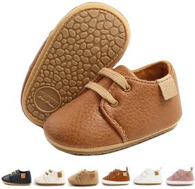 img 4 attached to Premium Soft Sole Tassel Prewalker Moccasin Sneakers for 👟 Baby Boys and Girls - Anti-Slip Shoes for First Walking