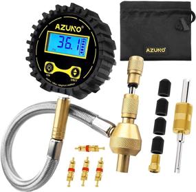 img 4 attached to AZUNO Rapid Air Down Digital Tire Deflator Kit: Ultimate Offroad Repair Solution for Cars and Bikes