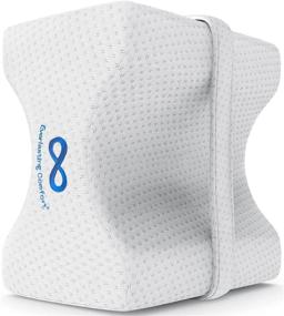 img 4 attached to 🛏️ Optimum Comfort Knee Pillow for Sleep – Alleviates Hip, Lower Back, and Sciatic Nerve Pain