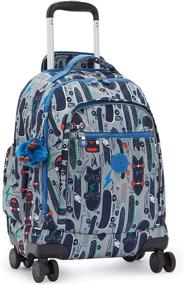 img 3 attached to Kipling Printed Laptop Rolling Backpack