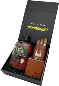 img 3 attached to 💼 Groomsmen Proposal and Best Man Gift Box Set, 5 Magnetic Lid Boxes, 4 Premium Groomsmen Boxes including 1 Best Man Proposal Box, 5-Piece Gift Box Set