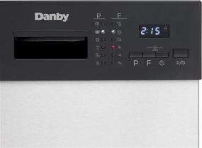 img 2 attached to 🧼 Danby 18 Inch Built-in Dishwasher: Efficient 8 Place Settings, 6 Wash Cycles, Sanitize Option - Energy Star Rated, Low Water Consumption, Quiet Operation - Stainless (DDW1804EBSS)