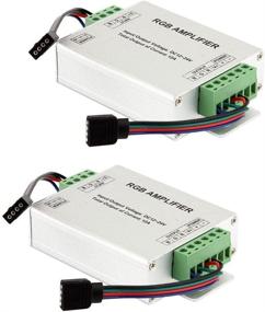 img 4 attached to Высокопроизводительный репитер сигнала RGB SUPERNIGHT для светодиодной ленты 12V до 24V 12A - набор из 2 штук.