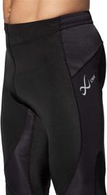 img 3 attached to 🩲 CW-X Men's Stabilyx Joint Support 3/4 Compression Leggings