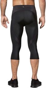 img 2 attached to 🩲 CW-X Men's Stabilyx Joint Support 3/4 Compression Leggings