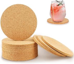 img 4 attached to LZNBHH Coasters Heat Resistant Housewarming Thickness