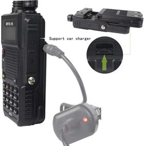 img 1 attached to Retevis RT5 2-Way Radios: Dual Band High Power Walkie Talkies for Adults, Long Range Communication with VOX & Emergency, Rechargeable & Includes Earpiece (Pack of 10)