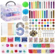 🎨 resin craft supplies kit - sntieecr resin accessories with dried flowers, glitter, foil flakes, and epoxy resin fillers for jewelry making, nail art, and decorations logo