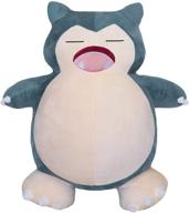 🐻 snuggle up with a jumbo 50cm snorlax plush toy - perfect soft doll animal pillow, fluffy figure gift for kids! logo