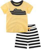 👦 sunfeid toddler shorts: stylish cotton clothes for boys' clothing and clothing sets logo