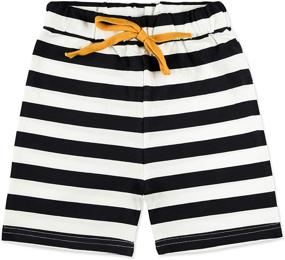 img 2 attached to 👦 SUNFEID Toddler Shorts: Stylish Cotton Clothes for Boys' Clothing and Clothing Sets