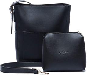 img 4 attached to 👜 Versatile and Stylish Women's Crossbody Handbags & Wallets - Lightweight and Adjustable Leather Design in Crossbody Bags