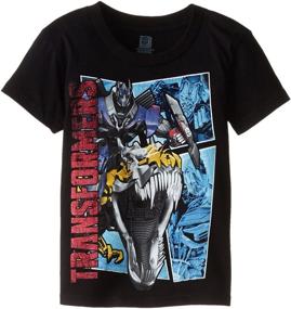 img 1 attached to Boys' Short Sleeve Transformers T-Shirt: Bold Style for Young Transformers Fans