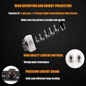 img 2 attached to Bailunte Car Door Light Logo Projector Ghost Shadow Welcome Lights For Tesla Compatible Tesla Model 3 Model S Model X Model Y Series Accessories（2-Pack）