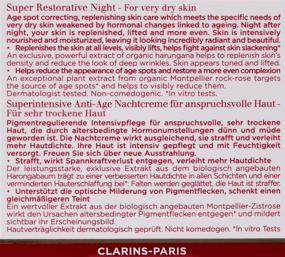 img 2 attached to Revitalize and Rejuvenate: Clarins Women's Super Restorative Night Cream, 1.6 Ounce