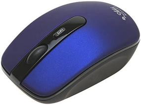 img 1 attached to Silent and Ergonomic ShhhMouse Wireless Mouse with Adjustable DPI – Perfect for Laptop, Computer, and Chromebook (Blue)