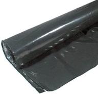 warp brothers 4ch350-b 4ch350b poly film: 4 mil, 3ft x 50ft, black - top-quality protective covering logo