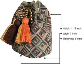 img 1 attached to ANANTRA Colorful Handwoven Northern Crossbody Women's Handbags & Wallets