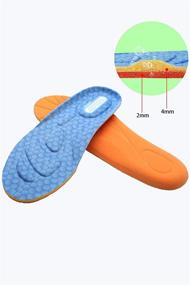 img 1 attached to Lightweight Adjustable Closure Athletic Diabetes Elderly Shoes Big Velcro Adjustable Anti Slip Double Layer Insole Air Cushion Sole Walking Simple Mens Men's Shoes