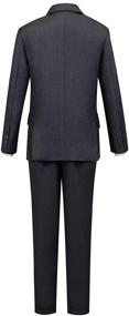 img 1 attached to Boys' Clothing and Suits & Sport Coats: Black Toddler Suit for a Stylish Bearer