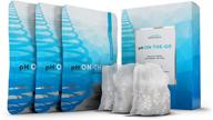 enhance your hydration anywhere with ph on-the-go alkaline water filter pouch - convenient portable filtration system for bottles, pitchers & containers - savor high ph, long-lasting supply (3-pack) logo