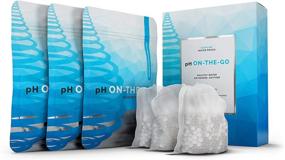 img 4 attached to Enhance Your Hydration Anywhere with pH ON-THE-GO Alkaline Water Filter Pouch - Convenient Portable Filtration System for Bottles, Pitchers & Containers - Savor High pH, Long-lasting Supply (3-pack)