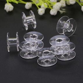 img 3 attached to 🧵 Sewing Machine Bobbins 40 Pcs Plastic SA156 for Brother, Singer, Kenmore, Babylock, Juki + Storage Case