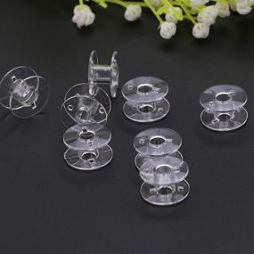 img 2 attached to 🧵 Sewing Machine Bobbins 40 Pcs Plastic SA156 for Brother, Singer, Kenmore, Babylock, Juki + Storage Case