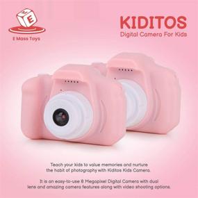img 3 attached to EMAAS Kids Camera Children - Digital Camera for Kids - Selfie Camera for Girls and Boys - Age 3-10 with 32GB SD Card Pink - Toddler Video Recorder and Photography – Includes 32GB SD Card