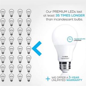 img 1 attached to 💡 SANSUN Non Dimmable 6 Pack - High-Performance Light Bulbs with Equivalent Brightness