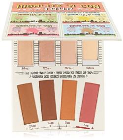 img 4 attached to theBalm Highlighting & Makeup Conceal Powders 'N Contour 💄 Palette, Shimmer Highlighters, Matte Bronzer, Blushes - Multicolor, 0.8 ounces