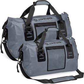 img 3 attached to Earth Pak Waterproof Duffel Bag - Ideal for All Travel Needs, Lightweight, 50L &amp; 70L Sizes, Spacious Storage, Tough Straps and Handles, Heavy Duty Material for Secure Gear Protection…