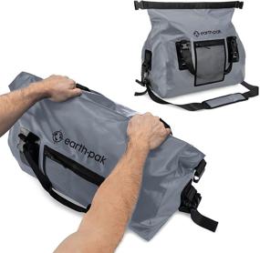 img 1 attached to Earth Pak Waterproof Duffel Bag - Ideal for All Travel Needs, Lightweight, 50L &amp; 70L Sizes, Spacious Storage, Tough Straps and Handles, Heavy Duty Material for Secure Gear Protection…