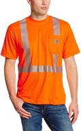 carhartt visibility sleeve orange medium logo