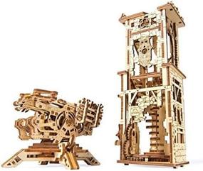 img 4 attached to UGEARS Archballista Tower Mechanical Brainteaser Birthday