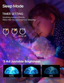 img 1 attached to Immerse Yourself in a Galaxy of Colors: Lupantte Star Projector Night Light with Bluetooth Speaker and Remote Control