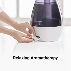 img 2 attached to 🌬️ Winix L100 Ultrasonic 1Gallon/4L Cool Mist Humidifier for Large Rooms and Nurseries, Air Humidifier with Essential Oil Tray, Silent Operation, Automatic Shut-Off