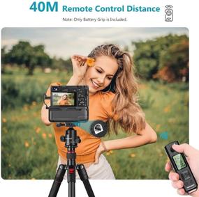 img 1 attached to 📷 Neewer 2.4G Vertical Battery Grip + Wireless Remote for Sony A6300/A6000/A6400 | 1 or 2 NP-FW50 Compatibility