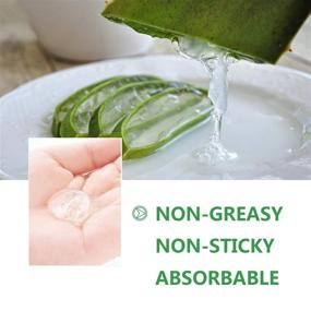 img 2 attached to Benatu Aloe Vera Gel for Face and Hair - 100% Pure Plant Extract | Sunburn Relief, Acne Treatment, Skin Care Moisturizer