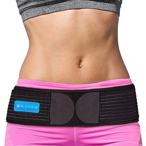 img 4 attached to 🔥 Sixora Sacroiliac Si Joint Support Belt for Women and Men — Relieves Lower Back Pain, Hip, Spine & Leg Pain, Sciatic Nerve Pain Relief — Trochanter Belt with Lumbar Support (Regular)