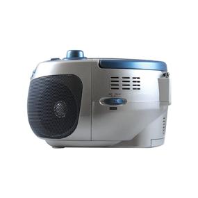 img 1 attached to 🔵 HamiltonBuhl 5050ULTRA Educational Boombox: Blue CD Player Recorder for Home Learning - Compact Size