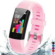 inspiratek kids fitness tracker for girls and boys age 5-16 (4 color)- waterproof fitness watch for kids with heart rate monitor outdoor recreation for accessories логотип