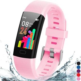 img 4 attached to Inspiratek Kids Fitness Tracker For Girls And Boys Age 5-16 (4 Color)- Waterproof Fitness Watch For Kids With Heart Rate Monitor Outdoor Recreation for Accessories